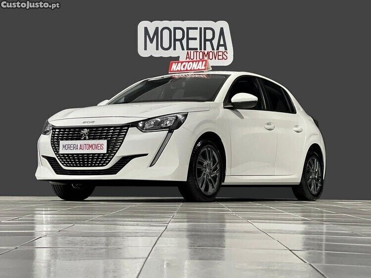 Branco Usado 2021 Peugeot 208 Active Citadino | € 14.999 (Preço justo) - Imagem 1/1