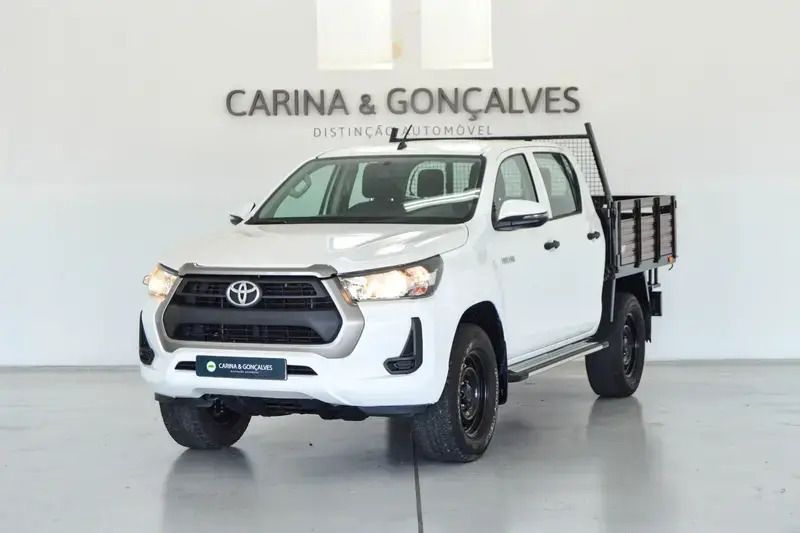 Branco Usado 2021 Toyota HiLux Pickup | € 34.750 (Caro) - Imagem 1/4