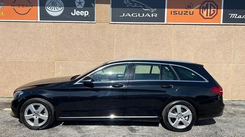 Cinza Usado 2015 Mercedes C220 AMG line Carrinha | € 21.950 - Imagem 1/4
