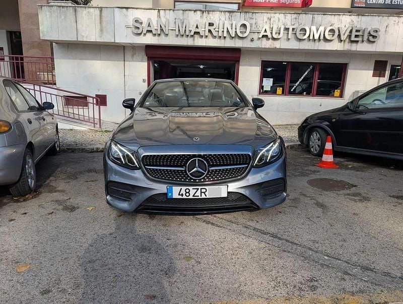 Usado Mercedes E220 AMG line 194 HP (142 kW) 2018 Cinza Cabrios