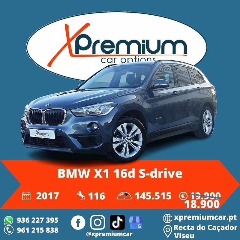 Cinzento Usado 2017 BMW X1 SUV | € 19.900 (Preço justo) - Imagem 1/4