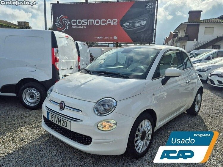 Branco Usado 2018 Fiat 500 Lounge | € 10.900 (Preço justo) - Imagem 1/1