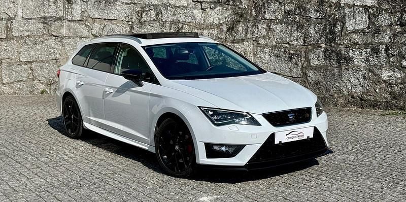 Branco Usado 2015 Seat Leon FR Carrinha | € 18.990 (Preço elevado) - Imagem 1/4