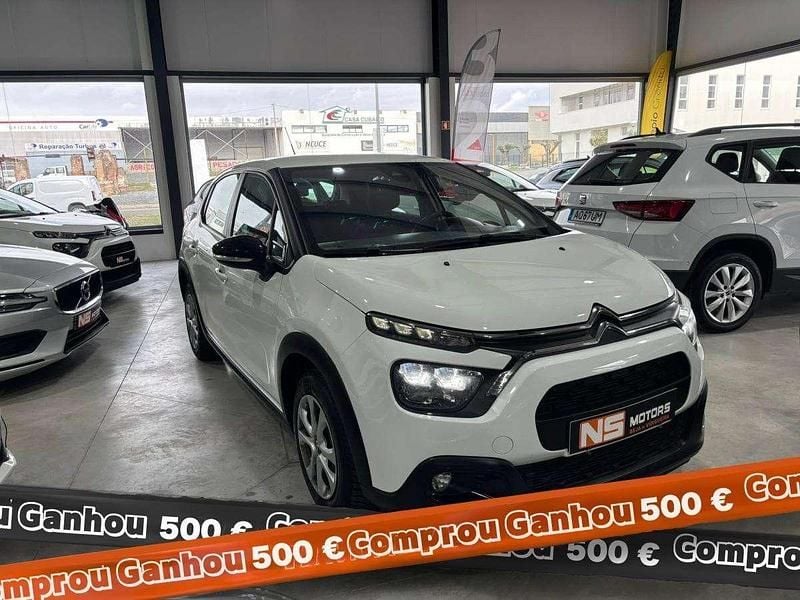 Branco Usado 2021 Citroën C3 Feel | € 12.500 (Preço justo) - Imagem 1/4
