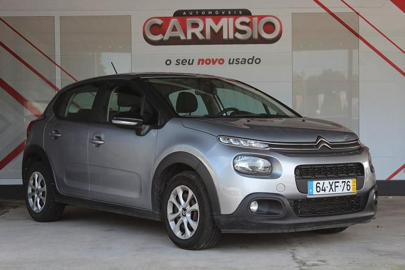Cinza Usado 2019 Citroën C3 Feel | € 11.400 (Bom preço) - Imagem 1/4