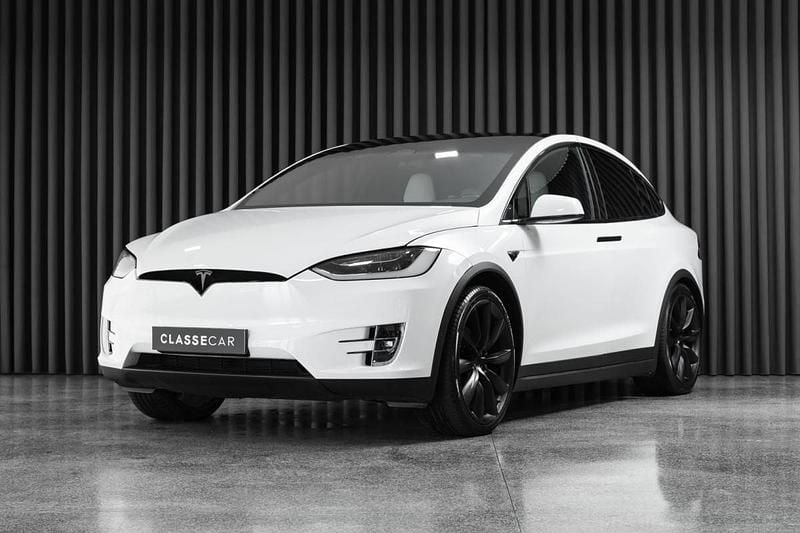 Branco Usado 2019 Tesla Model X Performance SUV | € 49.950 - Imagem 1/4