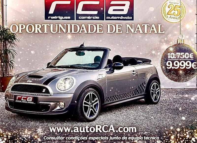 Cinza Usado 2009 Mini Cooper S Cabriolet Cabrios | € 10.750 - Imagem 1/4