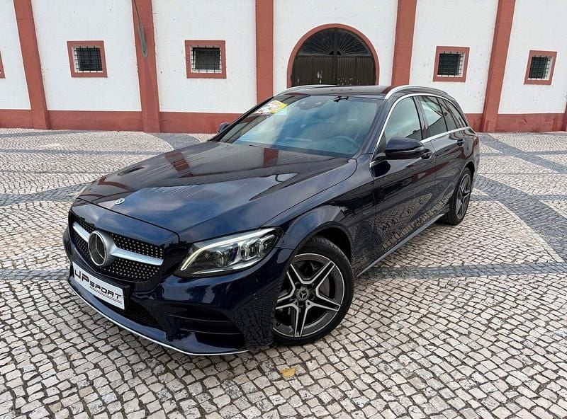 Azul Usado 2020 Mercedes C300 AMG line Carrinha | € 31.900 (Preço justo) - Imagem 1/4