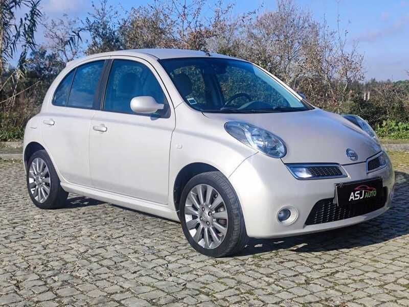 Usado Nissan Micra Visia 86 HP (63 kW) 2009 Cinzento Citadino