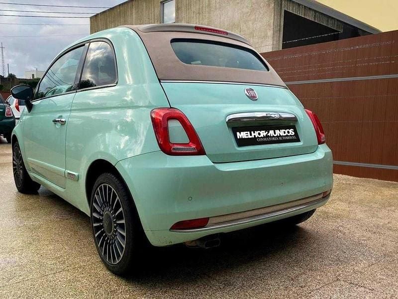 Usado Fiat 500C Collezione 69 HP (50 kW) 2015 Verde Cabrios