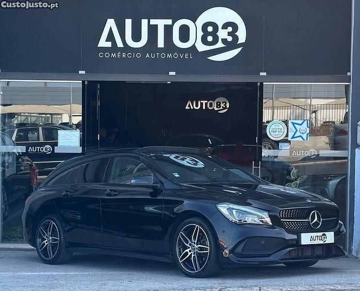 Preto Usado 2018 Mercedes CLA220 Shooting Brake AMG line Carrinha | € 24.990 (Preço justo) - Imagem 1/1