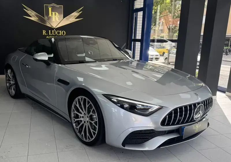 Cinza prata Usado 2024 Mercedes SL43 AMG AMG Cabrios | € 125.000 - Imagem 1/4