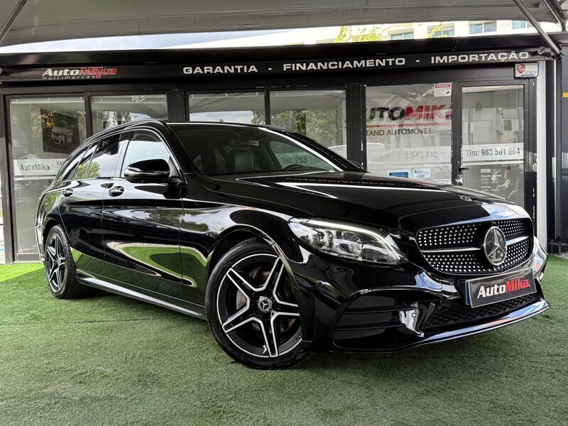 Preto Usado 2021 Mercedes C220 AMG line Carrinha | € 34.900 (Preço justo) - Imagem 1/4
