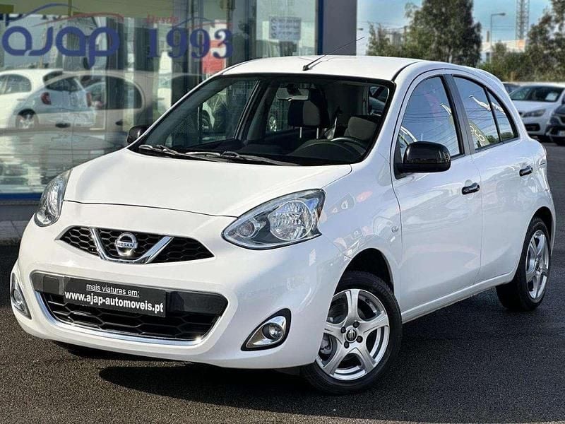 Branco Usado 2016 Nissan Micra Acenta+ Citadino | € 10.270 (Caro) - Imagem 1/4