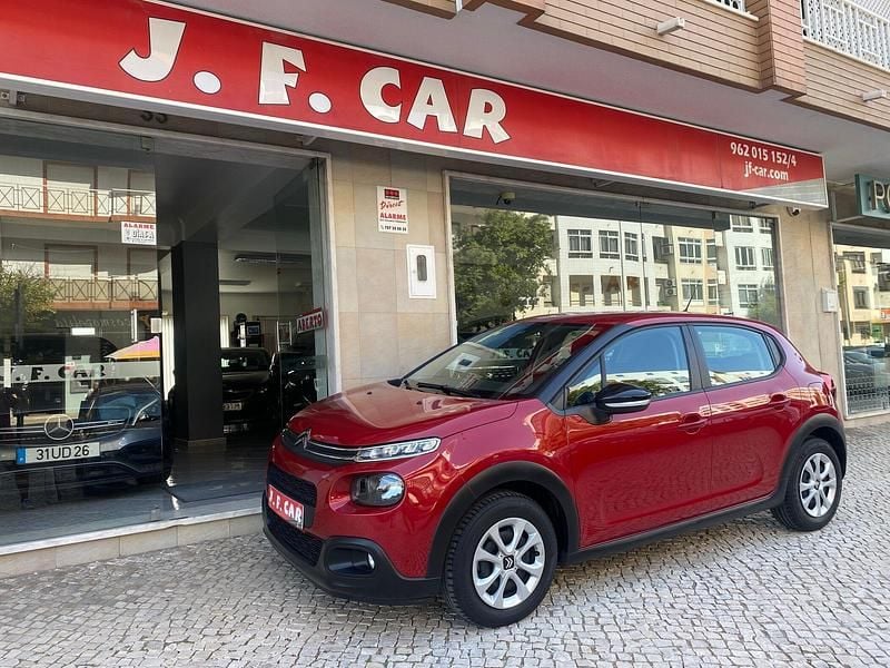 Vermelho Usado 2019 Citroën C3 Feel Citadino | € 11.900 (Super Preço) - Imagem 1/4