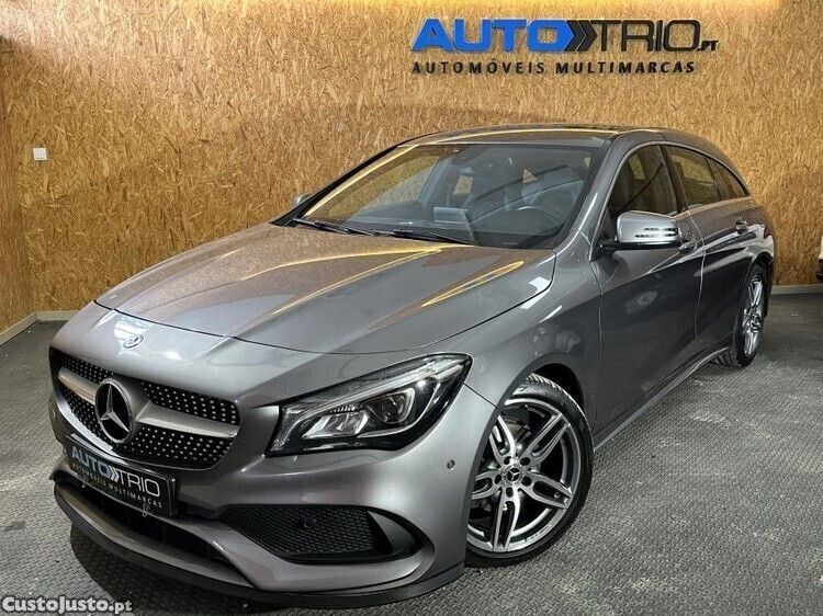 Cinza Usado 2018 Mercedes CLA180 AMG Sedan | € 18.900 (Preço justo) - Imagem 1/1