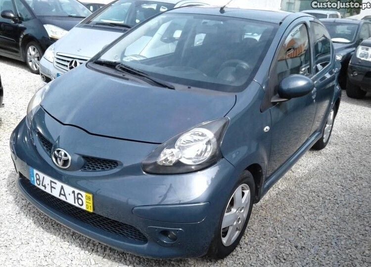 Cinza Usado 2008 Toyota Aygo Citadino | € 4.900 (Preço justo) - Imagem 1/1
