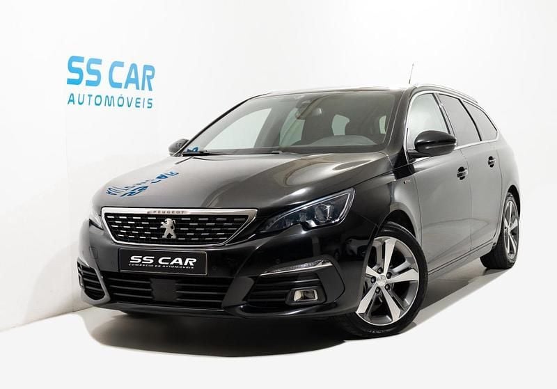 Preto Usado 2021 Peugeot 308 GT Carrinha | € 15.490 (Super Preço) - Imagem 1/4
