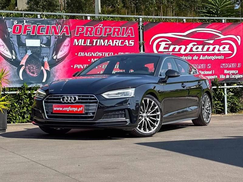 Preto Usado 2018 Audi A5 Sportback Citadino | € 20.950 (Super Preço) - Imagem 1/4