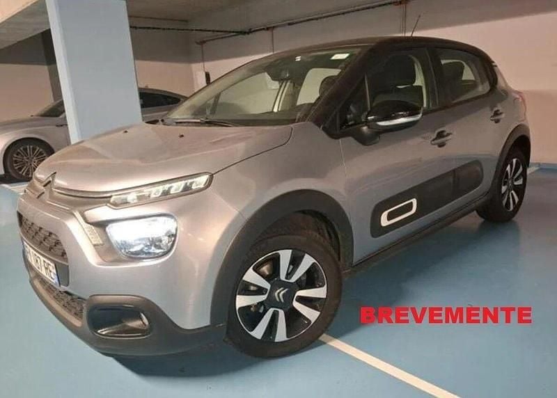 Cinza Usado 2021 Citroën C3 PureTech Citadino | € 13.990 (Bom preço) - Imagem 1/4