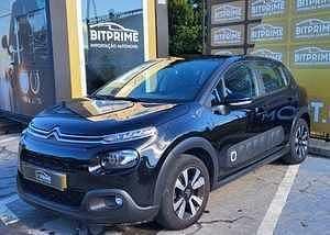 Preto Usado 2019 Citroën C3 PureTech Citadino | € 14.500 (Preço justo) - Imagem 1/4