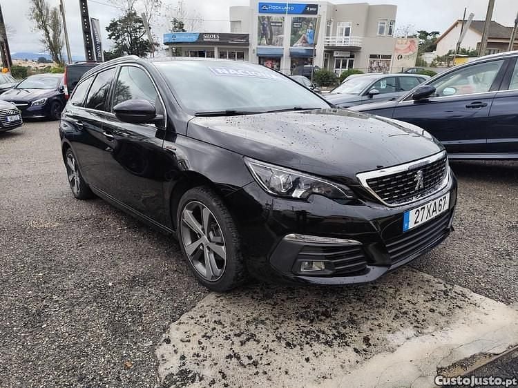Preto Usado 2019 Peugeot 308 GT-line Carrinha | € 12.900 (Preço justo) - Imagem 1/1
