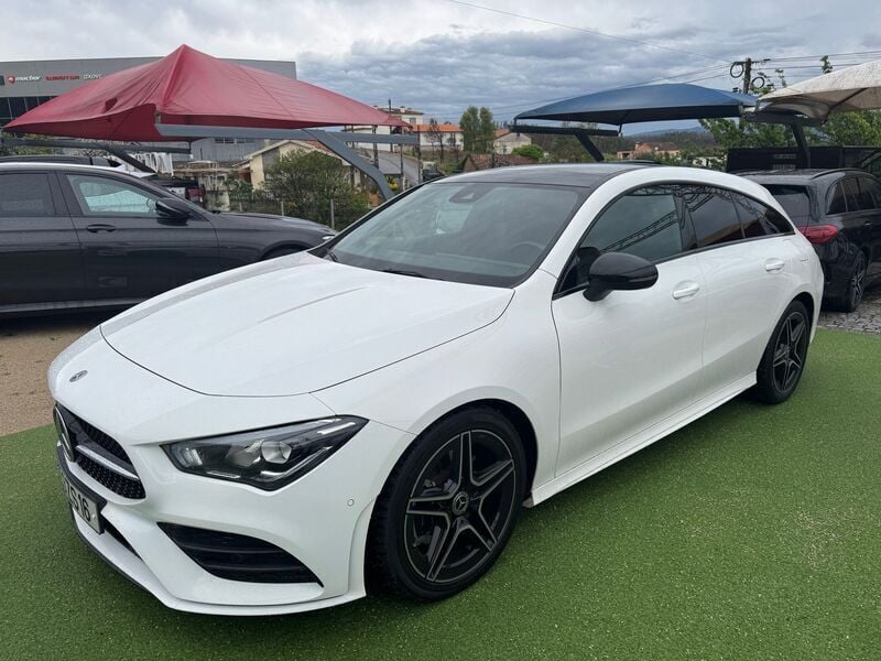 Branco Usado 2020 Mercedes CLA200 Shooting Brake AMG line Carrinha | € 33.490 (Preço justo) - Imagem 1/4