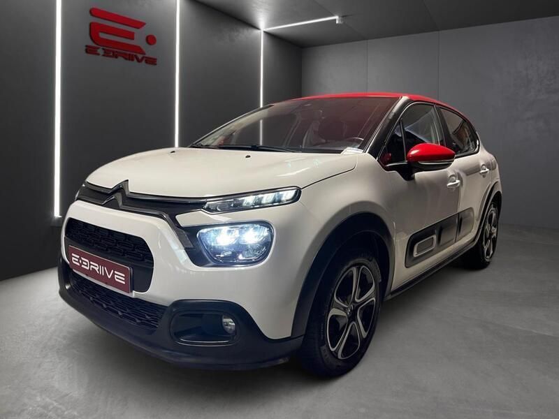 Branco Usado 2022 Citroën C3 PureTech Citadino | € 16.980 (Preço justo) - Imagem 1/4