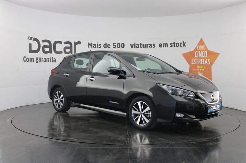 Preto Usado 2018 Nissan Leaf Acenta Citadino | € 11.899 (Bom preço) - Imagem 1/4
