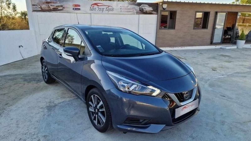 Cinzento Usado 2018 Nissan Micra Acenta Citadino | € 12.500 (Preço justo) - Imagem 1/4