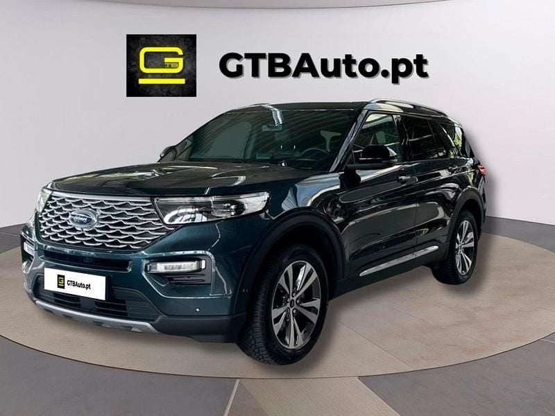 Azul Usado 2023 Ford Explorer SUV | € 56.900 - Imagem 1/4
