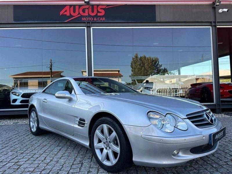 Cinzento Usado 2003 Mercedes SL350 Cabrios | € 20.000 - Imagem 1/4