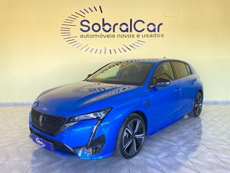 Azul Usado 2022 Peugeot 308 GT | € 36.000 - Imagem 1/3
