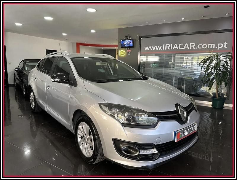 Cinza Usado 2016 Renault Mégane GrandTour LIMITED Carrinha | € 9.500 (Super Preço) - Imagem 1/4