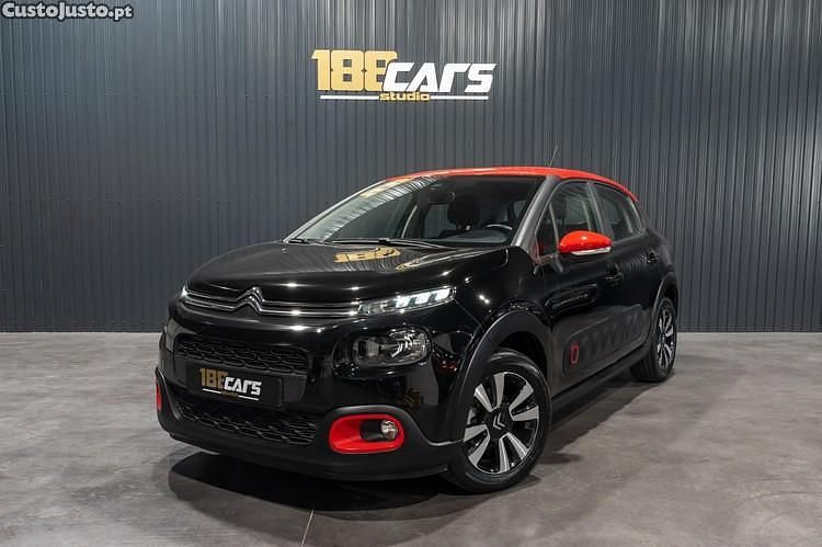 Preto Usado 2020 Citroën C3 Feel Citadino | € 11.900 (Preço justo) - Imagem 1/1