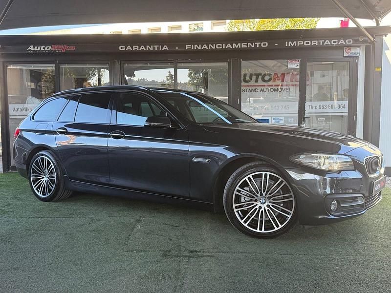 Cinza Usado 2015 BMW 520 Luxury Line Carrinha | € 14.500 (Bom preço) - Imagem 1/4