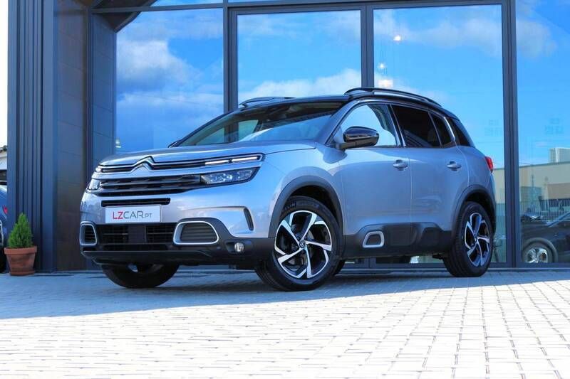 Antracite Usado 2019 Citroën C5 Aircross PureTech SUV | € 20.950 (Caro) - Imagem 1/4