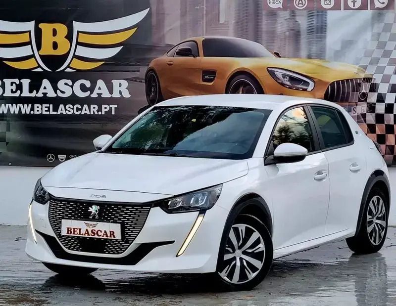 Branco Usado 2021 Peugeot e-208 Allure Citadino | € 17.500 (Bom preço) - Imagem 1/4