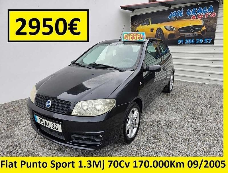 Cinzento Usado 2005 Fiat Punto Citadino | € 2.950 (Preço elevado) - Imagem 1/4