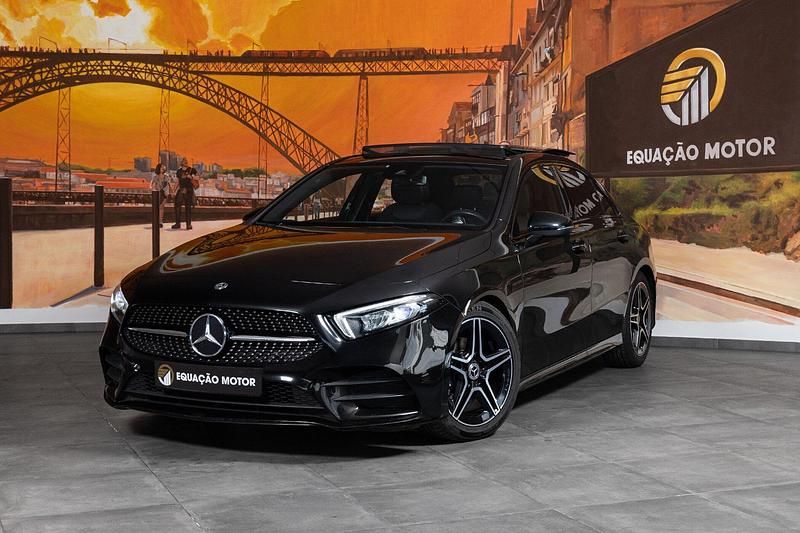 Preto Usado 2020 Mercedes A180 AMG line Sedan | € 25.900 (Preço elevado) - Imagem 1/4