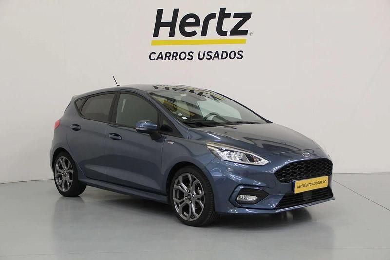 Azul Usado 2023 Ford Fiesta ST-Line Citadino | € 16.290 (Preço justo) - Imagem 1/4
