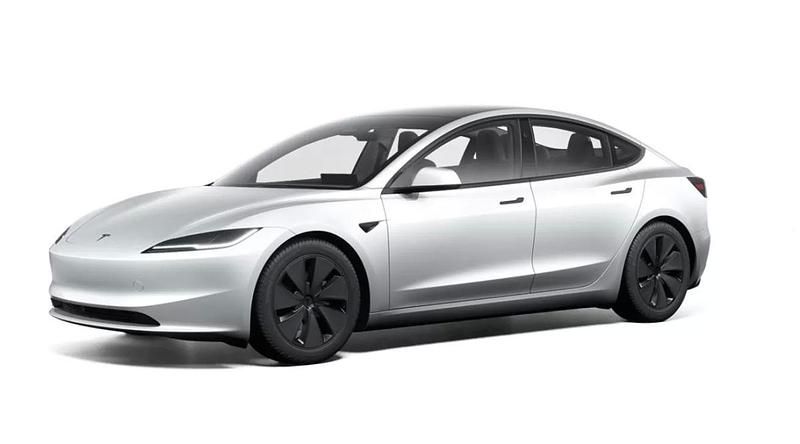 Novo Tesla Model 3 208 kW (283 HP) 2025 Branco Sedan