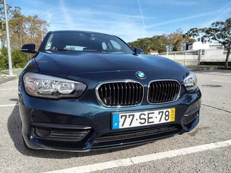 Azul Usado 2016 BMW 116 Citadino | € 14.000 (Bom preço) - Imagem 1/4