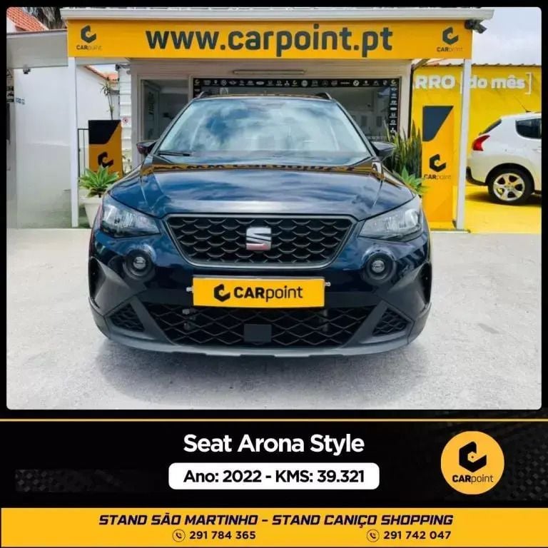 Preto Usado 2022 Seat Arona Style SUV | € 21.900 - Imagem 1/4