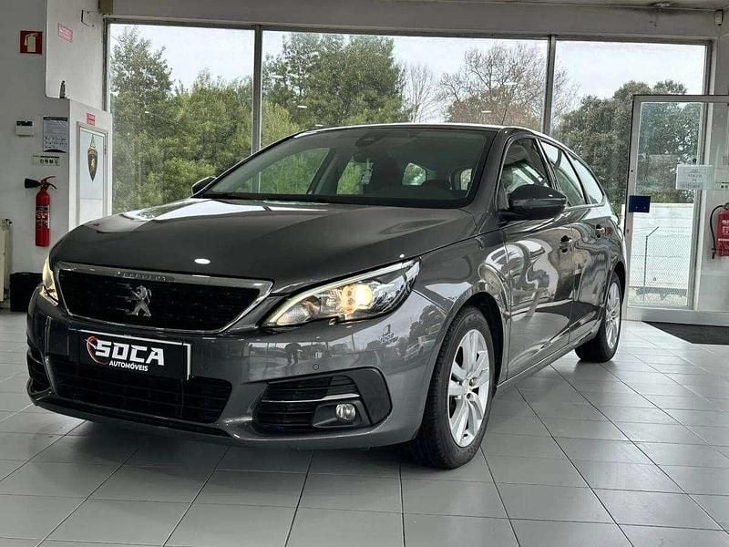 Cinzento Usado 2018 Peugeot 308 SW Carrinha | € 12.990 (Bom preço) - Imagem 1/4