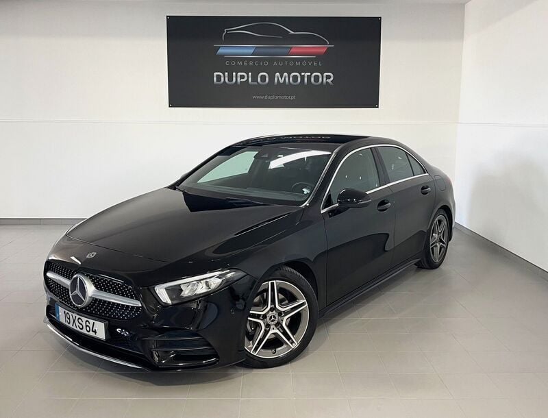 Preto Usado 2019 Mercedes A180 AMG line Sedan | € 27.500 (Preço elevado) - Imagem 1/4