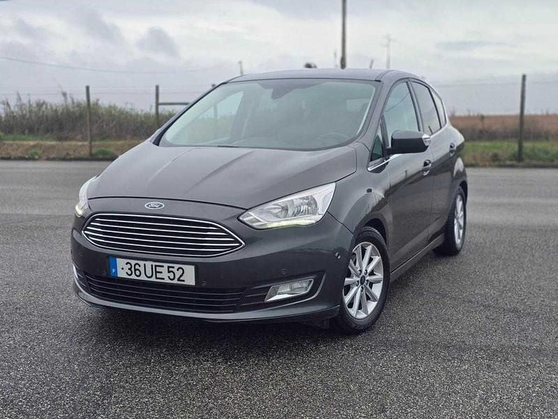 Cinza Usado 2018 Ford C-MAX Titanium S Monovolume | € 12.490 (Bom preço) - Imagem 1/4