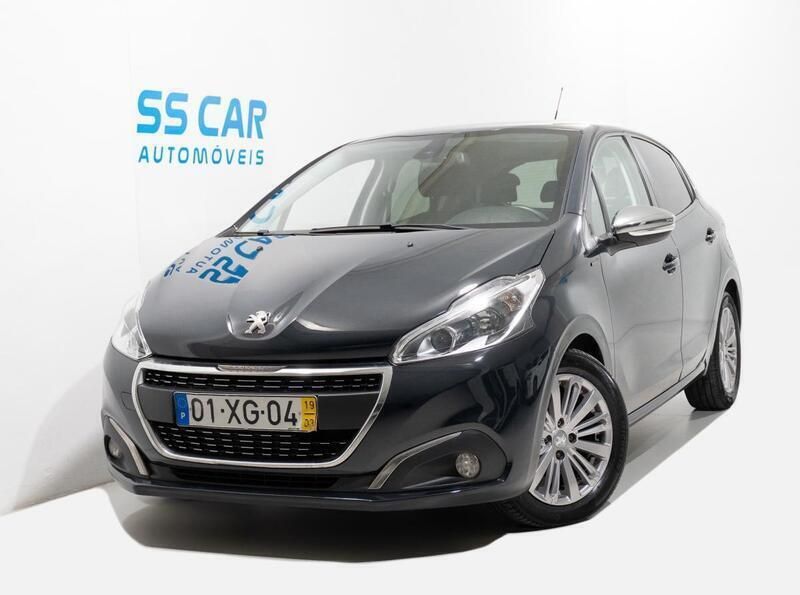 Cinza Usado 2019 Peugeot 208 Signature Sky Citadino | € 10.890 (Super Preço) - Imagem 1/4