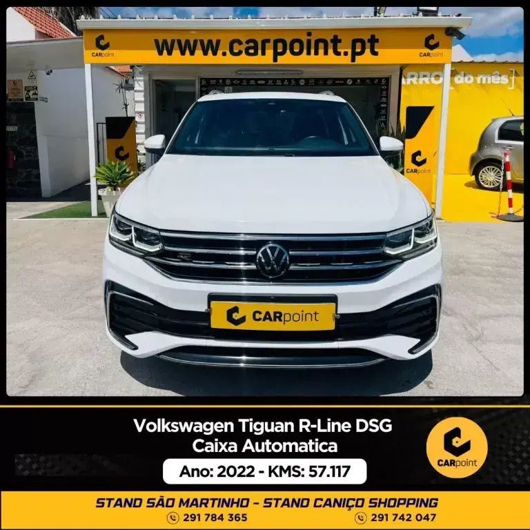 Branco Usado 2022 VW Tiguan R-line SUV | € 36.900 - Imagem 1/4
