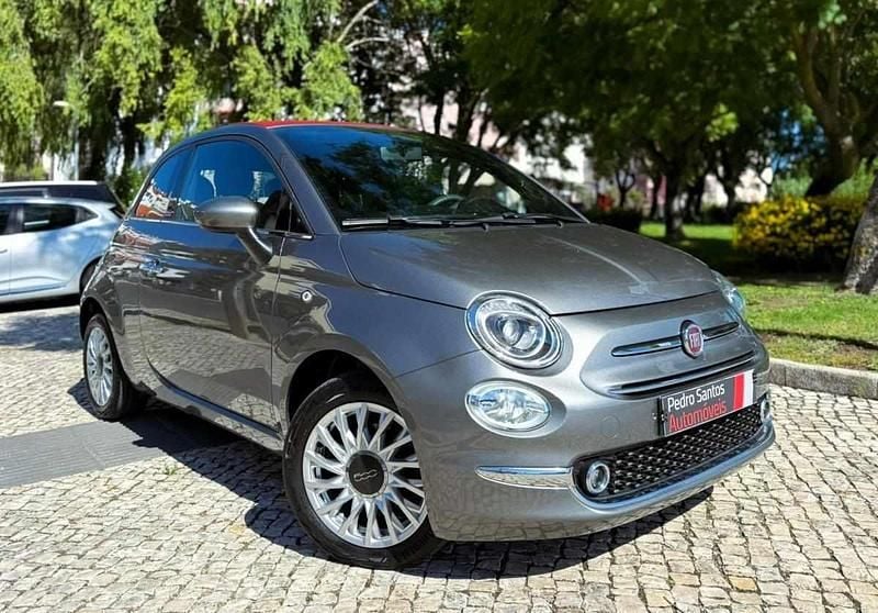 Cinza Usado 2019 Fiat 500C Lounge Cabrios | € 13.490 (Preço justo) - Imagem 1/4